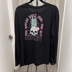 Hurley black Crew Neck Tee